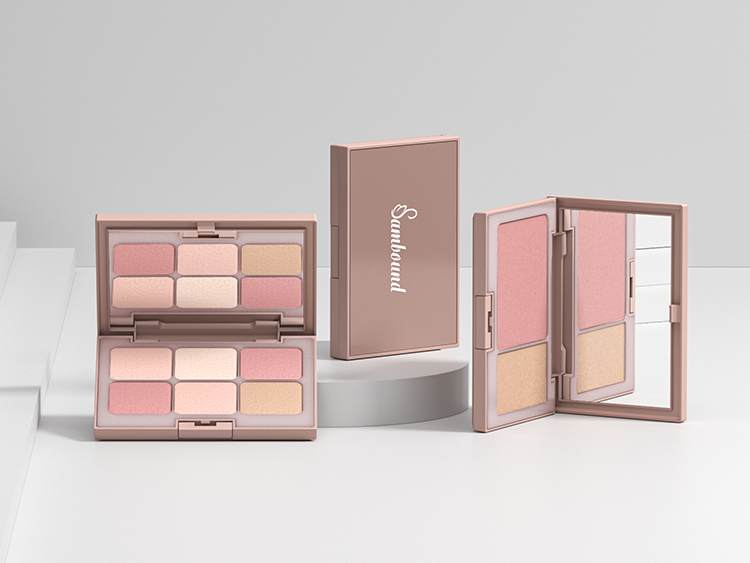 6色眼影盤空盤遮瑕盤包材定制 6色眼影盤空盤遮瑕盤包材定制