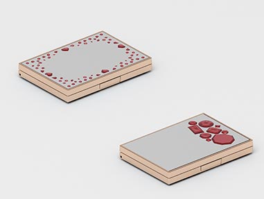 眼影盒化妝品注塑件 眼影盒化妝品注塑件