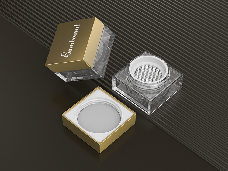 塑料蜜粉分裝盒散粉盒包材注塑加工