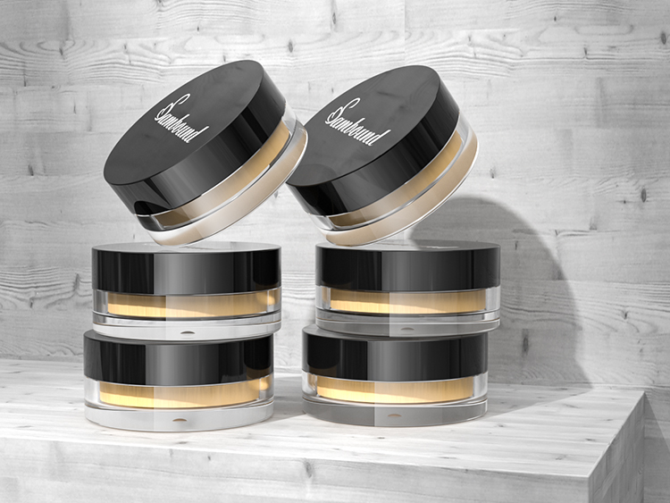 高透明帶濾網散粉分裝盒注塑件 高透明帶濾網散粉分裝盒注塑件